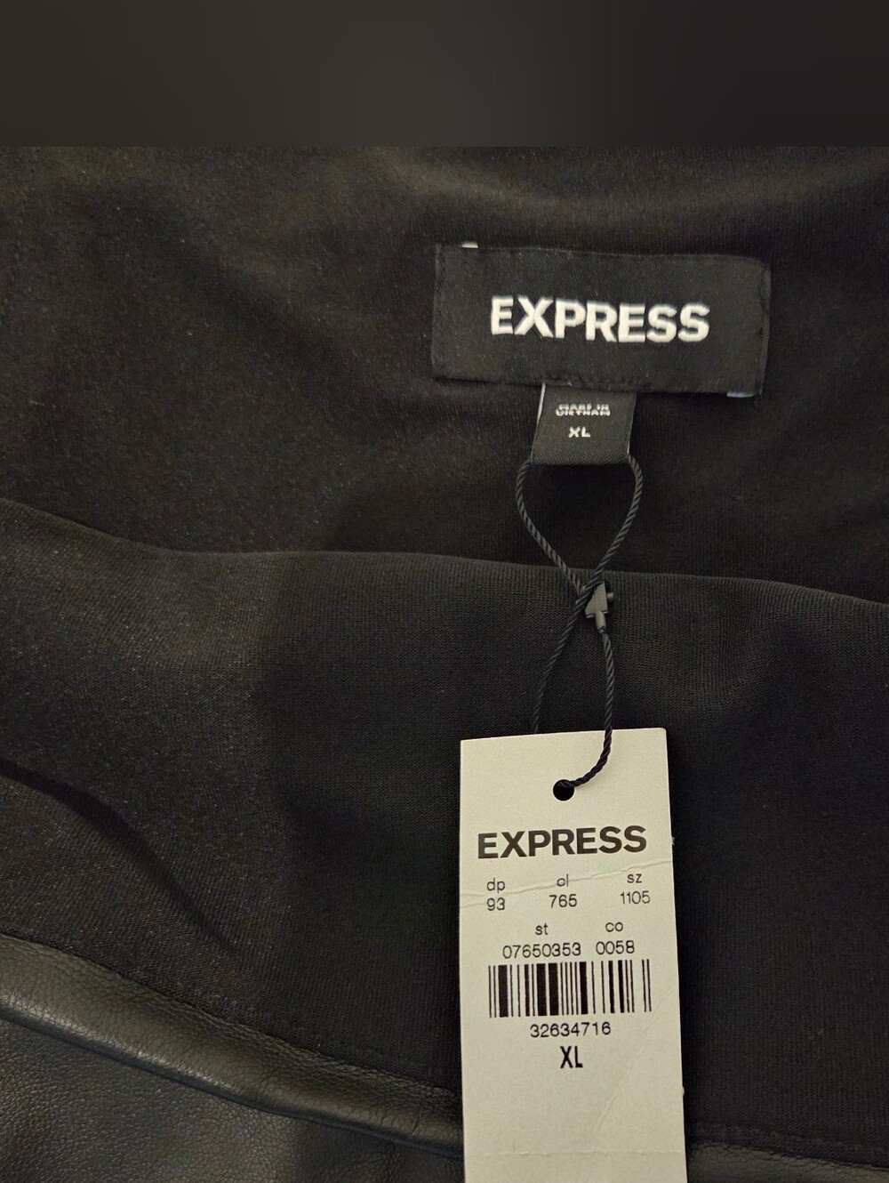BNWT - Express Faux Leather Skirt